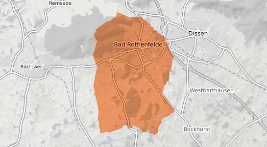 Mietspiegelkarte Bad Rothenfelde Bad Rothenfelde